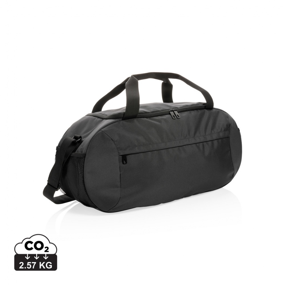 Logo trade promotional merchandise picture of: Impact AWARE™ RPET modern sports duffel