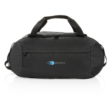 Logo trade promotional giveaway photo of: Impact AWARE™ RPET modern sports duffel