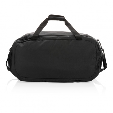 Logo trade corporate gifts image of: Swiss Peak AWARE™ RPET sports duffel bag