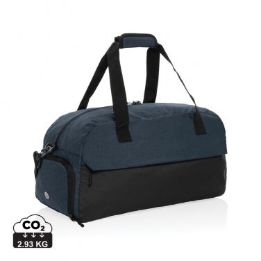 Logo trade promotional merchandise photo of: Kazu AWARE™ RPET basic weekend duffel