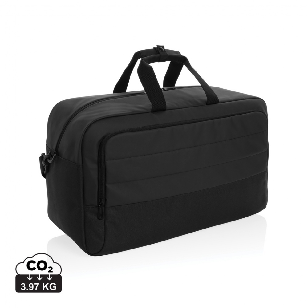 Logotrade advertising product image of: Armond AWARE™ RPET weekend duffel bag