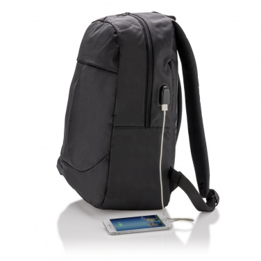 Logotrade promotional giveaway picture of: Power USB laptop backpack