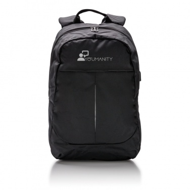 Logo trade promotional merchandise picture of: Power USB laptop backpack