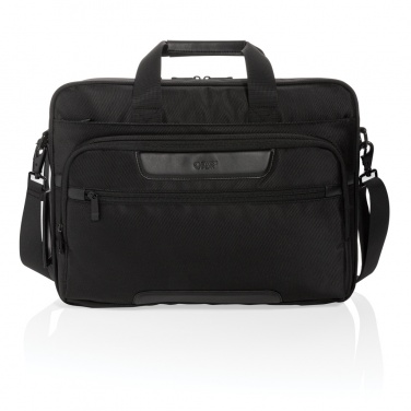 Logotrade promotional merchandise photo of: Swiss Peak RPET Voyager RFID 15.6" laptop bag