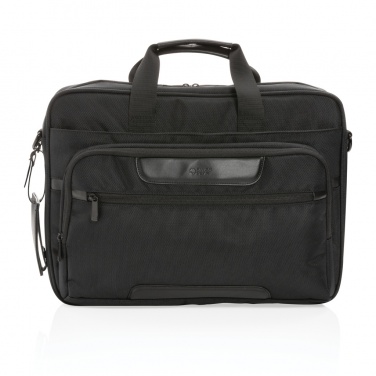 Logo trade promotional item photo of: Swiss Peak AWARE™ RPET Voyager 15.6" laptop bag