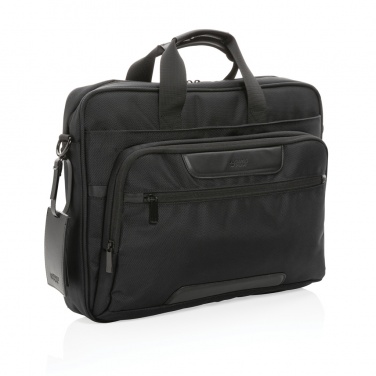 Logotrade corporate gift picture of: Swiss Peak AWARE™ RPET Voyager 15.6" laptop bag