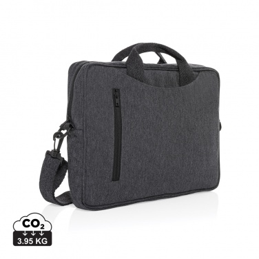 Logo trade advertising products image of: Laluka AWARE™ recycled cotton 15.4 inch laptop bag