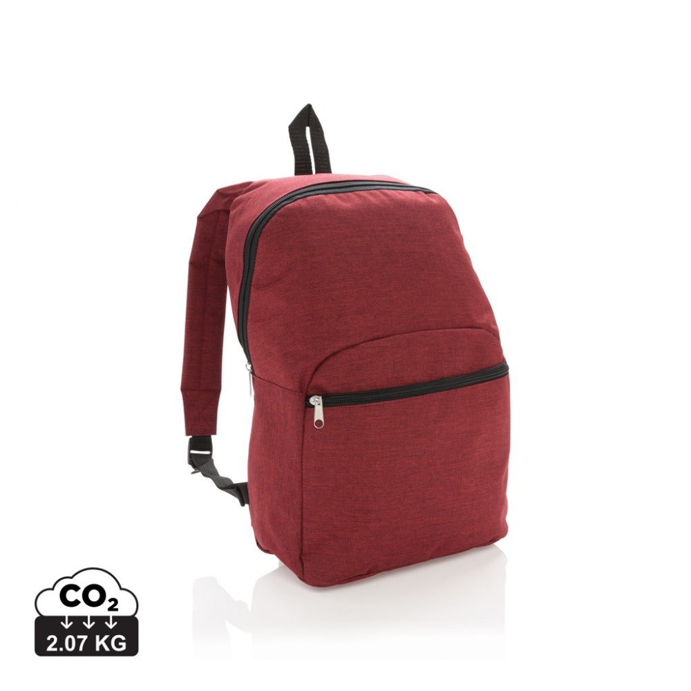 Logo trade advertising products image of: Classic two tone backpack