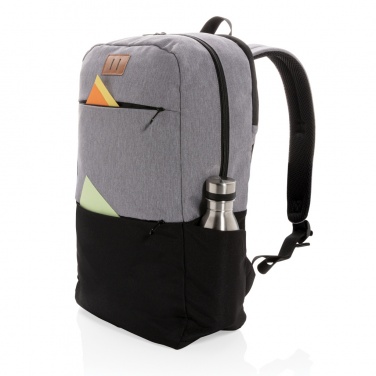 Logotrade promotional giveaway picture of: Modern 15.6" USB & RFID laptop backpack PVC free