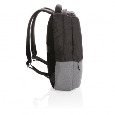 Logotrade advertising product image of: Duo colour RPET 15.6" RFID laptop backpack PVC free