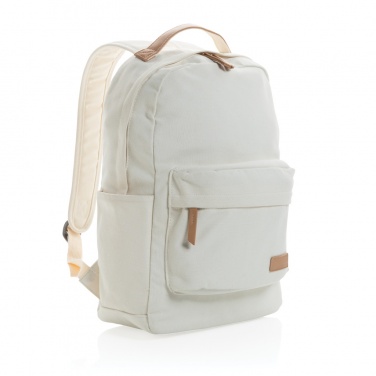 Logotrade promotional giveaways photo of: Impact AWARE™ 16 oz. recycled canvas backpack