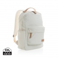 Impact AWARE™ 16 oz. recycled canvas backpack, off white