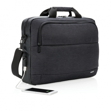 Logo trade business gift photo of: Modern 15” laptop bag