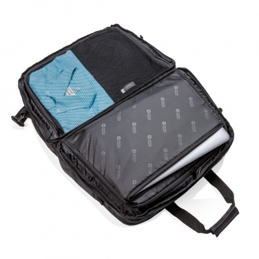 Logotrade promotional giveaway image of: Swiss Peak RFID duffle with suitcase opening