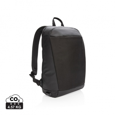 Logo trade promotional items picture of: Madrid anti-theft RFID USB laptop backpack PVC free