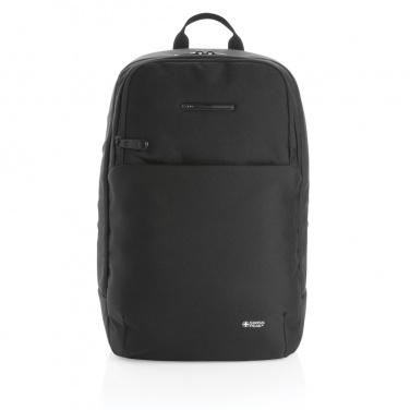 Logotrade promotional item image of: Swiss Peak laptop backpack with UV-C steriliser pocket