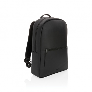 Logotrade promotional merchandise photo of: Swiss Peak deluxe PU laptop backpack PVC free