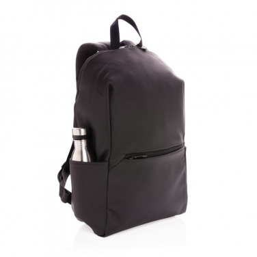 Logotrade promotional gift picture of: Smooth PU 15.6"laptop backpack