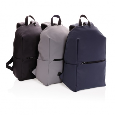 Logo trade advertising products image of: Smooth PU 15.6"laptop backpack