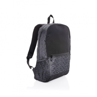 Logo trade business gift photo of: AWARE™ RPET Reflective laptop backpack