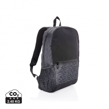 Logo trade promotional giveaway photo of: AWARE™ RPET Reflective laptop backpack