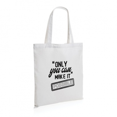 Logo trade promotional giveaways picture of: Impact AWARE™ Recycled cotton tote 145g