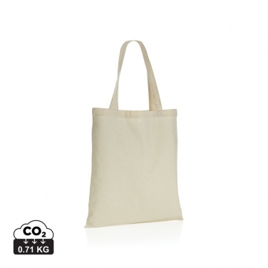 Logo trade promotional giveaway photo of: Impact AWARE™ Recycled cotton tote 145g