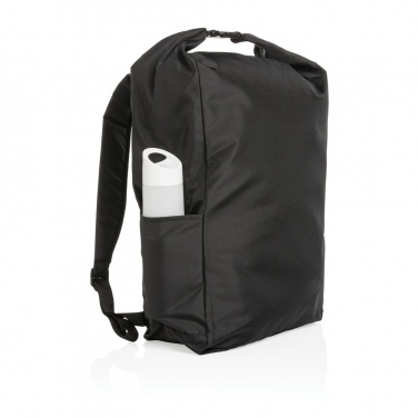 Logo trade promotional item photo of: Impact AWARE™ RPET lightweight rolltop backpack