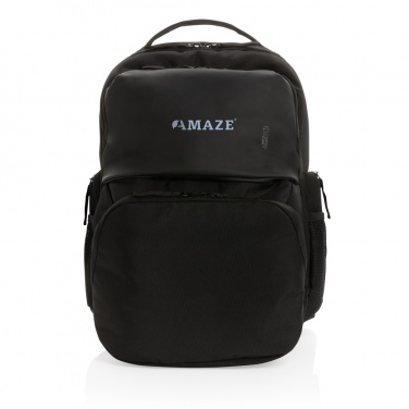 Logotrade advertising products photo of: Swiss Peak AWARE™ RPET 15.6 inch commuter backpack