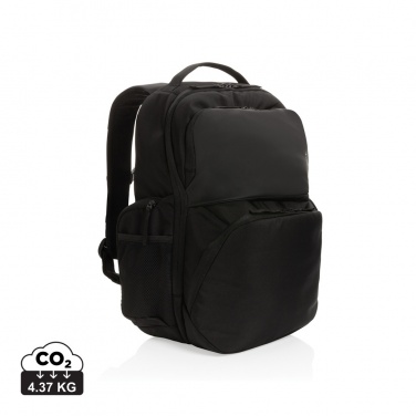 Logo trade promotional giveaway photo of: Swiss Peak AWARE™ RPET 15.6 inch commuter backpack