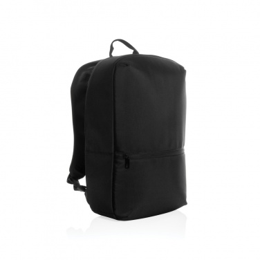 Logo trade promotional merchandise image of: Impact AWARE™ 1200D Minimalist 15.6 inch laptop backpack