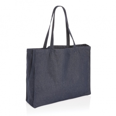 Logo trade corporate gifts image of: Impact AWARE™ recycled denim shopper