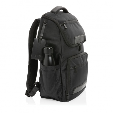 Logo trade corporate gift photo of: Swiss Peak AWARE™ RPET Voyager 15.6" laptop backpack