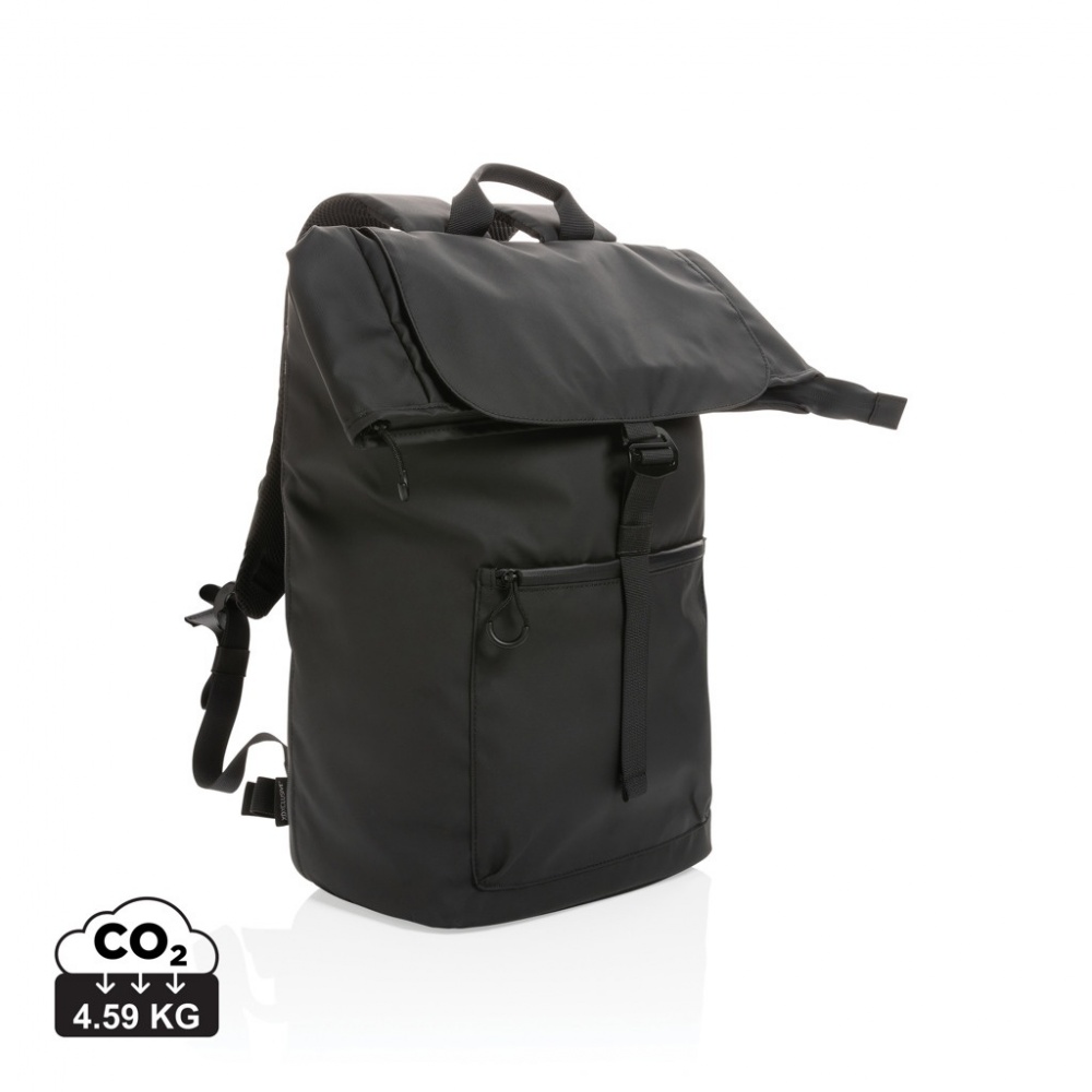 Logotrade promotional product image of: Impact AWARE™ RPET water resistant 15.6" laptop backpack