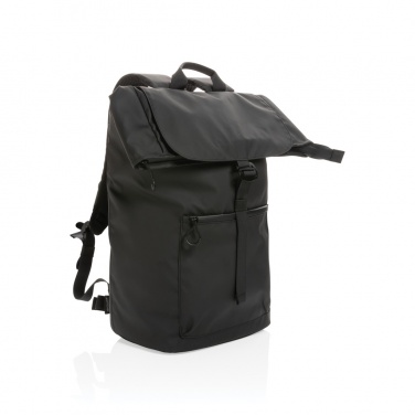 Logotrade promotional giveaway image of: Impact AWARE™ RPET water resistant 15.6" laptop backpack