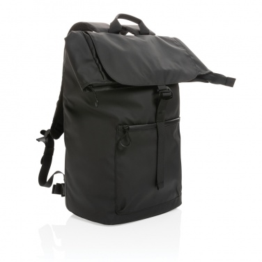 Logotrade advertising products photo of: Impact AWARE™ RPET water resistant 15.6" laptop backpack