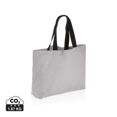 Logo trade promotional merchandise picture of: Impact Aware™ 240 gsm rcanvas large tote undyed