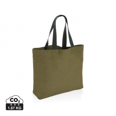 Logo trade promotional gifts picture of: Impact Aware™ 240 gsm rcanvas large tote undyed