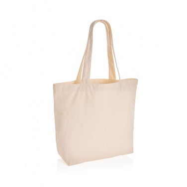 Logotrade promotional item image of: Impact Aware™ 240 gsm rcanvas shopper w/pocket undyed