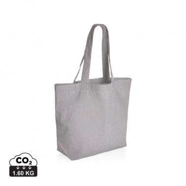 Logotrade promotional item image of: Impact Aware™ 240 gsm rcanvas shopper w/pocket undyed