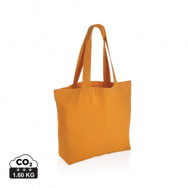 Logo trade advertising product photo of: Impact Aware™ 240 gsm rcanvas shopper w/pocket