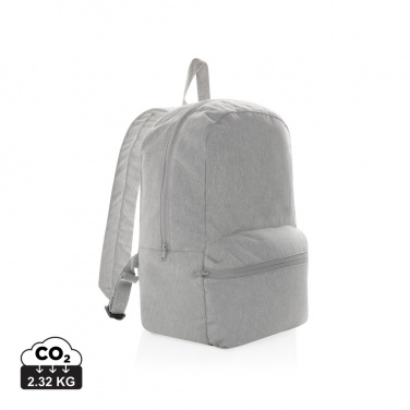 Logo trade promotional gifts picture of: Impact Aware™ 285 gsm rcanvas backpack undyed