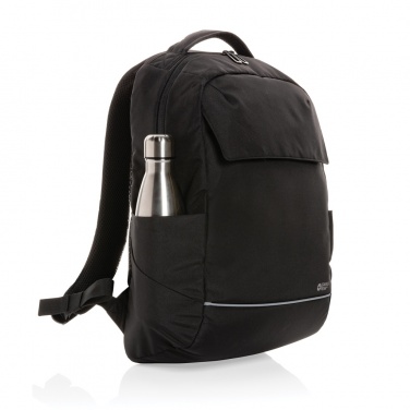 Logo trade corporate gift photo of: Swiss Peak Brooke AWARE™ RPET daily 15.6" laptop backpack