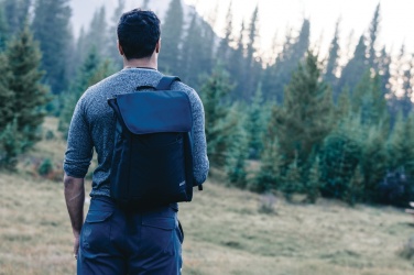 Logo trade corporate gifts picture of: Swiss Peak Fern AWARE™ RPET all over zipper 15.6" backpack