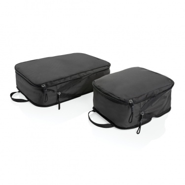 Logotrade promotional merchandise image of: Swiss Peak Ridge AWARE™ RPET compression travel cubes 2pc