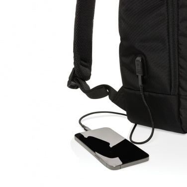 Logotrade promotional item picture of: Swiss Peak AWARE™ modern 15.6" laptop backpack