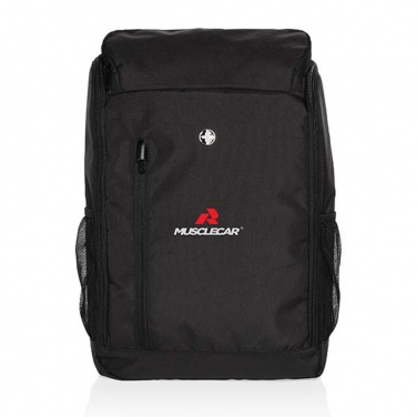 Logo trade corporate gifts picture of: Swiss Peak AWARE™ easy access 15.6'' laptop backpack