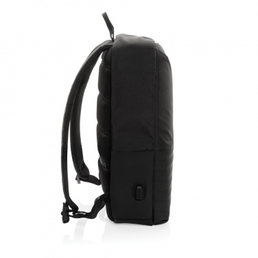 Logo trade promotional giveaway photo of: Swiss Peak AWARE™ RFID anti-theft 15.6'' laptop backpack