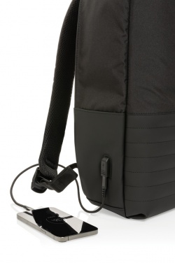 Logotrade promotional giveaways photo of: Swiss Peak AWARE™ RFID anti-theft 15.6'' laptop backpack