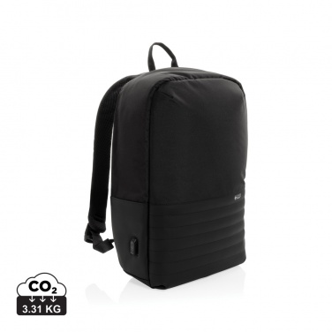 Logotrade promotional giveaways photo of: Swiss Peak AWARE™ RFID anti-theft 15.6'' laptop backpack